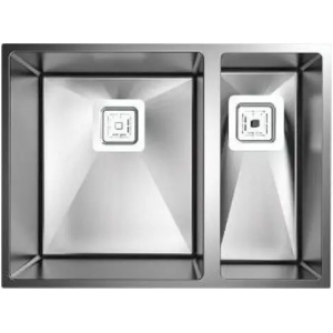 Нерж. мойка Quadro 58 R10 L(58x44) 1,20 мм Fabiano