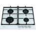 Газовая варочная панель FHG 1244 VGH White Glass Fabiano