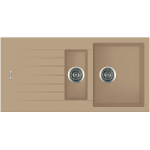 Гранитная мойка Classic 100x50x15 Beige Fabiano
