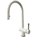 Кухонный смеситель FKM 47P SS Alpine White Fabiano