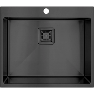 Нерж. мойка TOP 56 Nano Graphite (56x51) 1,20 мм Fabiano