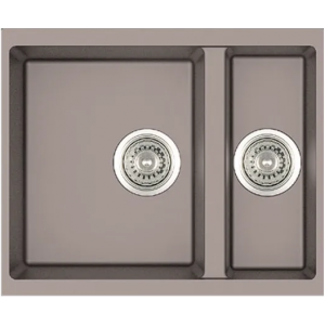 Гранитная мойка Quadro 56x46x15 Beton Fabiano