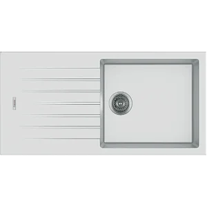 Гранитная мойка Classic 100x50 Alpine White Fabiano