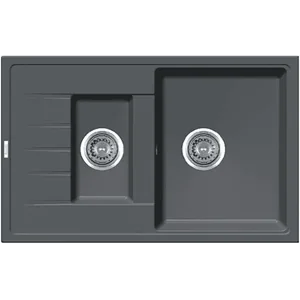 Гранитная мойка Classic 78x50x15 Titanium Fabiano