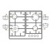 Газовая панель FHGR 2744 VGHT Antracit Fabiano