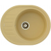 Гранитная мойка Arc 62x50 Cream Fabiano