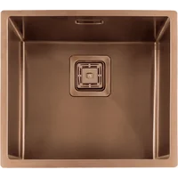 Нерж. мойка Quadro 49 R10 Nano Cooper (49x44) 1,20 мм Fabiano