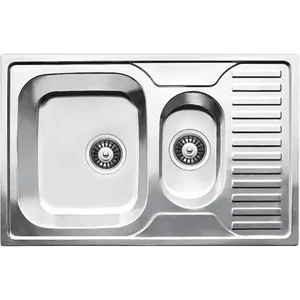 Нерж. мойка 78x50 с фрукт. сатин (0,80) Fabiano Нерж. мойка 78x50 с фрукт. сатин (0,80) Fabiano