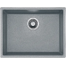 Гранитная мойка Quadro 53x46 Titanium Fabiano