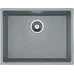 Гранитная мойка Quadro 53x46 Titanium Fabiano