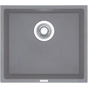 Гранитная мойка Quadro 45x40 Titanium Fabiano