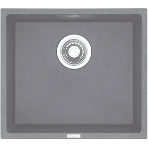 Гранитная мойка Quadro 45x40 Titanium Fabiano