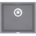 Гранитная мойка Quadro 45x40 Titanium Fabiano