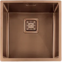 Нерж. мойка Quadro 44 R10 Nano Copper Fabiano