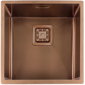 Нерж. мойка Quadro 44 R10 Nano Copper Fabiano