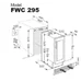 Винный шкаф FWC 295 Inox Fabiano