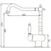 Кухонный смеситель FKM 37 Chrome Fabiano