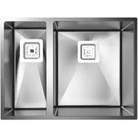 Нерж. мойка Quadro 58 R10 R(58x44) 1,20 мм Fabiano