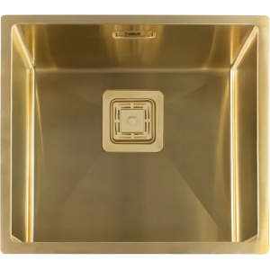 Нерж. мойка Quadro 49 R10 Nano Gold (49x44) 1,20 мм Fabiano