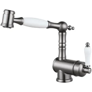 Кухонный смеситель FKM 67P SS Inox Antique Fabiano