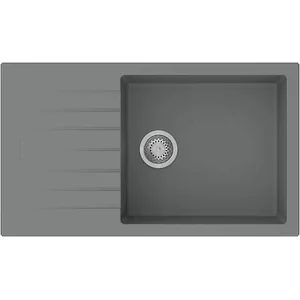 Гранитная мойка Classic 86x50 XL Grey Metallic (New) Fabiano