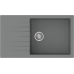 Гранитная мойка Classic 86x50 XL Grey Metallic (New) Fabiano