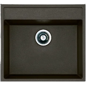 Гранитная мойка Quadro 56x51 Espresso Fabiano