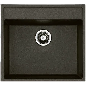 Гранитная мойка Quadro 56x51 Espresso Fabiano