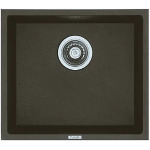 Гранитная мойка Quadro 45x40 Espresso Fabiano