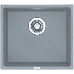 Гранитная мойка Quadro 45x40 Grey Metallic Fabiano