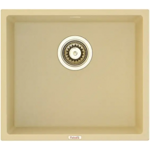 Гранитная мойка Quadro 45x40 Cream Fabiano