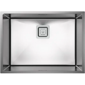 Нерж. мoйка Quadro 53 Inox R10 (53x44) 1,20 мм Fabiano