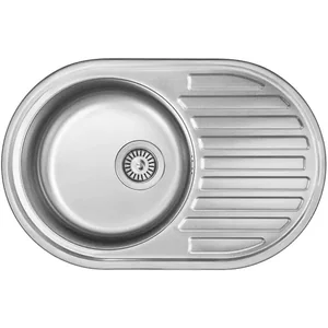 Нерж. мойка BR 77x50 матовая 304 Fabiano Нерж. мойка BR 77x50 матовая 304 Fabiano