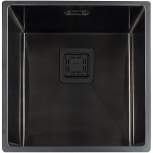 Нерж. мийка Quadro 44 R10 Nano Graphite Fabiano