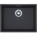 Гранитная мойка Quadro 53x46 Antracit Fabiano