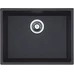 Гранитная мойка Quadro 53x46 Antracit Fabiano