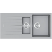 Гранитная мойка Classic 100x50x15 Grey Metallic Fabiano