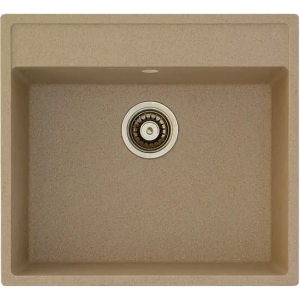 Гранитная мойка Quadro 56x51 Beige Fabiano