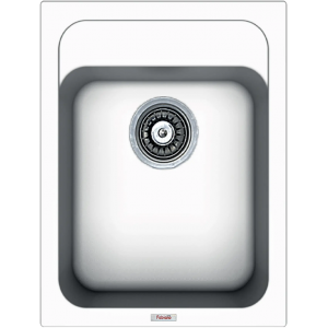 Гранитная мойка Classic 40x50 Alpine White Fabiano