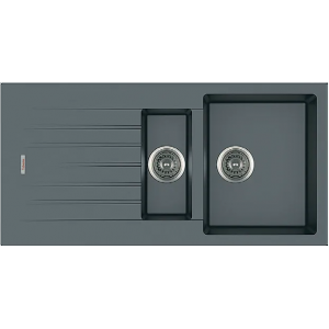 Гранитная мойка Classic 100x50x15 Titanium Fabiano