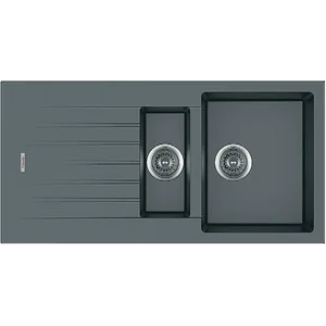 Гранитная мойка Classic 100x50x15 Titanium Fabiano