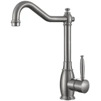 Кухонный смеситель FKM 44 SS Inox Fabiano
