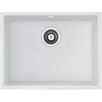 Гранитная мойка Quadro 53x46 Alpine White Fabiano