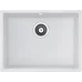 Гранитная мойка Quadro 53x46 Alpine White Fabiano