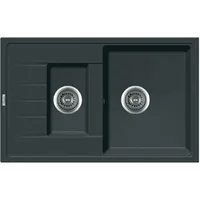 Гранитная мойка Classic 78x50x15 Antracit Fabiano