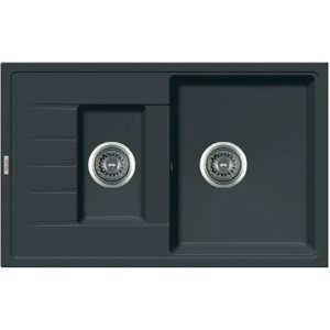 Гранитная мойка Classic 78x50x15 Antracit Fabiano