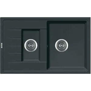 Гранитная мойка Classic 78x50x15 Antracit Fabiano