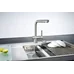 Кухонный смеситель FKM 46P SS Inox Fabiano