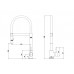 Кухонный смеситель FKM 43C SS Inox Fabiano