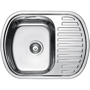 Нерж. мойка BR 63x49 матовая 304 Fabiano Нерж. мойка BR 63x49 матовая 304 Fabiano